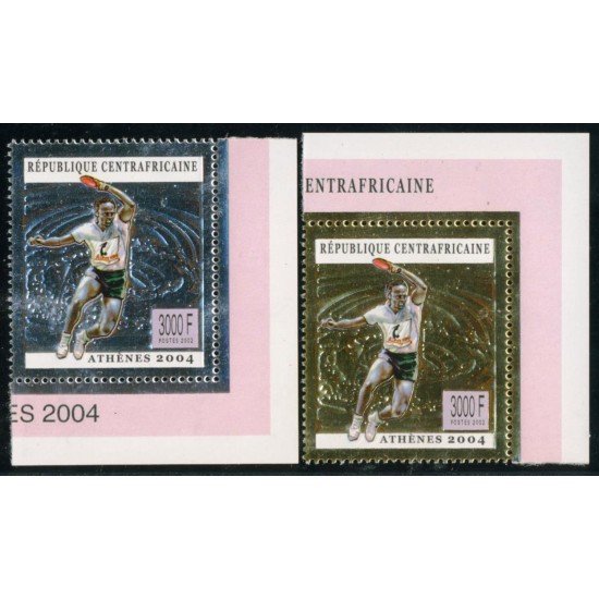 TEN Rep. Centroafricana Nº 2909/10 2004 MNH TEN Rep. Centroafricana Nº 2909/10 2004 MNH