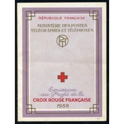 France Francia Carnets 2007 1958 Cruz Roja Carnet 8 sellos 2 series Used France Francia Carnets 2007 1958 Cruz Roja Carnet 8 sellos 2 series Used