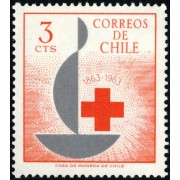 MED Chile 300 1963 Centenario de la Cruz Roja MNH