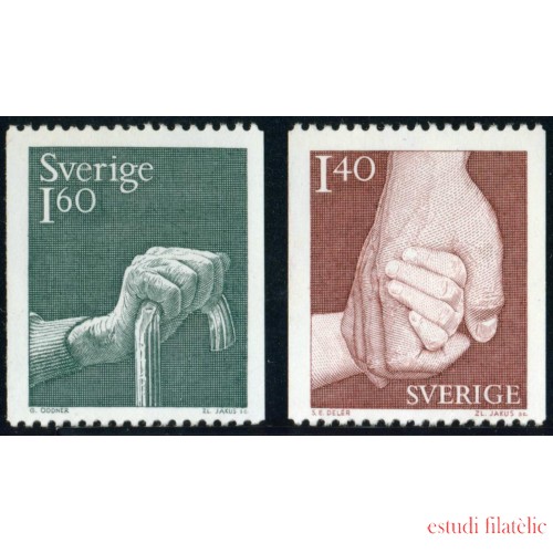 MED/VAR2  Suecia Sweden 1085/86 1980 Cuidar MNH