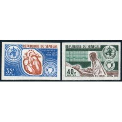 MED Senegal Nº 363/64 Sin dentar 1972 MNH MED Senegal Nº 363/64 Sin dentar 1972 MNH