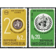 MED  Indonesia 536/37 1968  MNH  