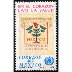 México 778 1972 Instituto de Cardiología MNH México 778 1972 Instituto de Cardiología MNH