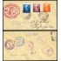 COL España Carta Barcelona a Costa Rica  1951  Nº 1092-1094-1095