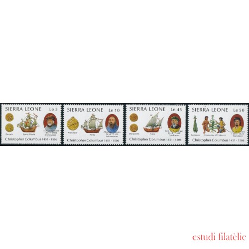 COL Sierra Leona Sierra Leone Nº 839/42  1987   MNH