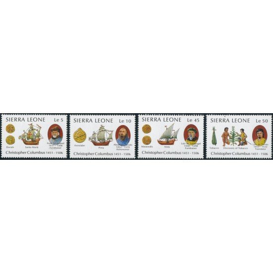 COL Sierra Leona Sierra Leone Nº 839/42 1987 MNH COL Sierra Leona Sierra Leone Nº 839/42 1987 MNH