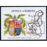 COL Antigua y barbuda   HB 134   Colon descubrimiento 1987   MNH