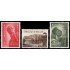 Bélgica  943/45 1954 Monumento Prisionero Politico MNH