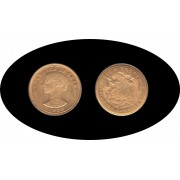 Chile 100 pesos 10 condores 1926 Au Oro