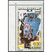 VAR1 Argelia Algeria  Nº 498  1970 Festival cultura panamericana MNH