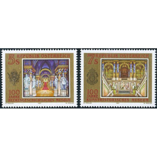 VAR1 Öesterreich Austria Nº 1858/59 1991 MNH VAR1 Öesterreich Austria Nº 1858/59 1991 MNH