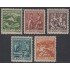 Österreich Austria 326/30 1924 En beneficio de artistas necesitados MH