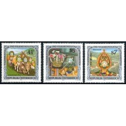 VAR1 Öesterreich Austria Nº 1870/72 1991 MNH VAR1 Öesterreich Austria Nº 1870/72 1991 MNH