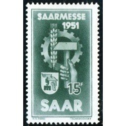 VAR1 Sarre Saar 293 1951 MNH VAR1 Sarre Saar 293 1951 MNH
