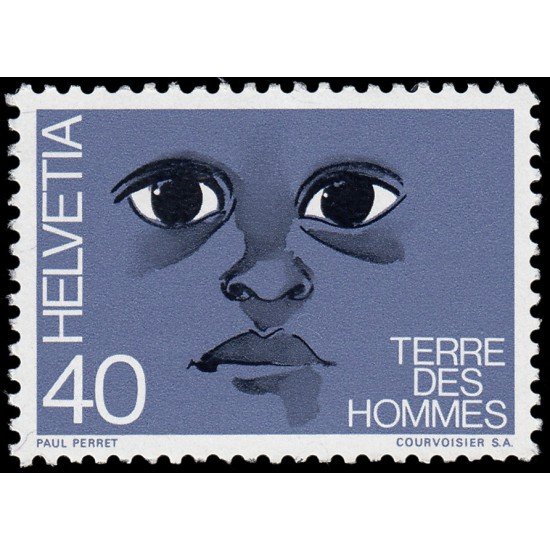 VAR1 Suiza Switzerland 932 1973 Número publicitario Programa de ayuda a la infancia “Terre des Hommes” MNH VAR1 Suiza Switzerland 932 1973 Número publicitario Programa de ayuda a la infancia “Terre des Hommes” MNH