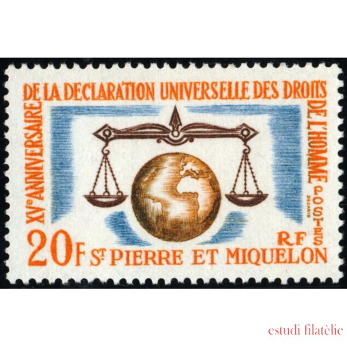 VAR1  San Pedro y Miguelón Saint Pierre et Miquelon  Nº 384  MNH