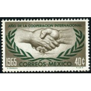 México 717 1965 Año de la cooperación Internacional MNH
