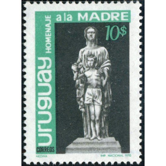 VAR1 Uruguay 793 1970 Día de la madre MNH VAR1 Uruguay 793 1970 Día de la madre MNH