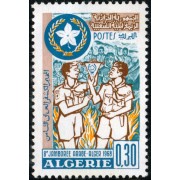 VAR1 Argelia Algeria  Nº 473 scouts  MNH