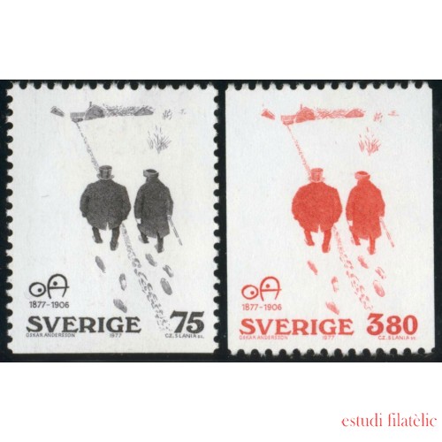 VAR1  Suecia Sweden  Nº 962/63  1977   MNH