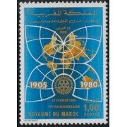 VAR1  Marruecos Fr. Morocco Nº 851  1980   MNH