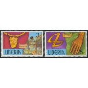 VAR2 Liberia 724/25 MNH