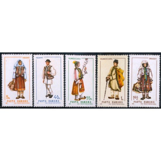 VAR2 Rumanía Romania Nº 2434/39 1968 MNH VAR2 Rumanía Romania Nº 2434/39 1968 MNH