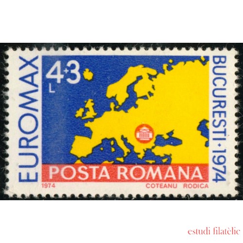 VAR2 Rumanía  Romania  Nº 2853  1974   MNH