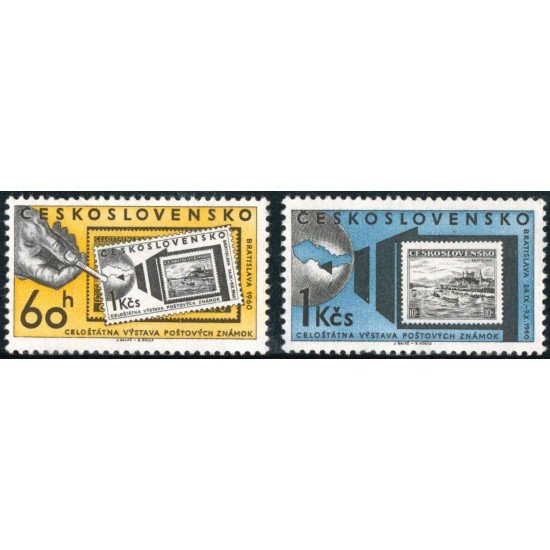 VAR2 Checoslovaquia Czechoslovakia Nº 1092/93 1960 MNH VAR2 Checoslovaquia Czechoslovakia Nº 1092/93 1960 MNH