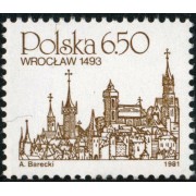 VAR2 Polonia Poland  Nº 2554  1981  MNH