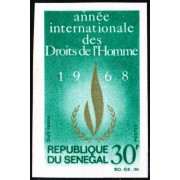 VAR2 Senegal  Nº 303  Sin dentar 1968  MNH