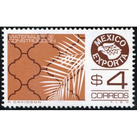 México 919 1981 Materiales de Construcción MNH México 919 1981 Materiales de Construcción MNH