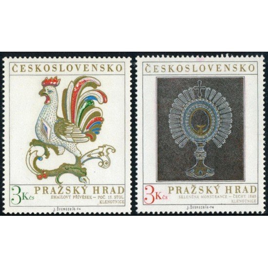 VAR2 Checoslovaquia Czechoslovakia Nº 2046/47 MNH VAR2 Checoslovaquia Czechoslovakia Nº 2046/47 MNH
