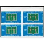 VAR2 Mali A 157 Bl.4 Sin dentar MNH