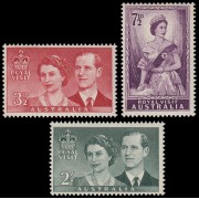VAR2  Australia 207/09 1954 Visita real MNH