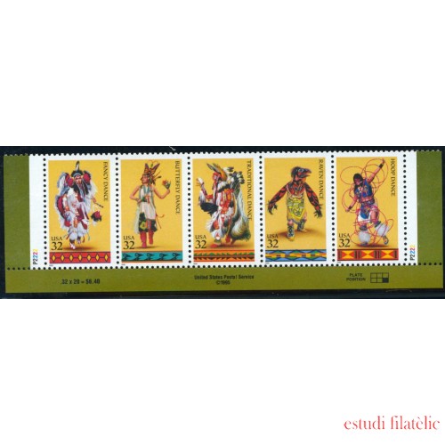VAR3  Estados Unidos USA  Nº 2517/21  1995  MNH