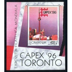 VAR1 Rumanía Romania 5167 Hojita 1996 MNH VAR1 Rumanía Romania 5167 Hojita 1996 MNH