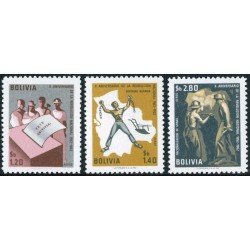 Bolivia A-232/34 1964 10 Aniversario de la Revolución Nacional MNH Bolivia A-232/34 1964 10 Aniversario de la Revolución Nacional MNH