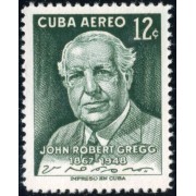 Cuba A- 165 1957 John Robert Gregg MNH