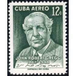 Cuba A- 165 1957 John Robert Gregg MNH Cuba A- 165 1957 John Robert Gregg MNH