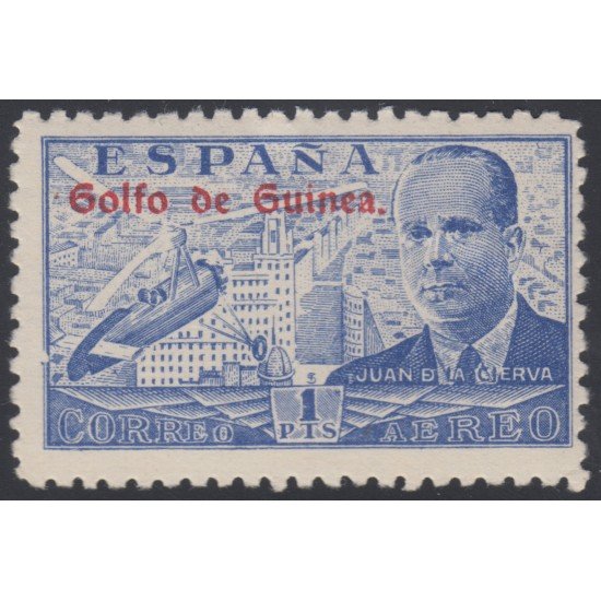 Guinea Española 268 1942 Juan de la Cierva MNH