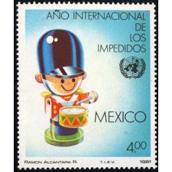 México 939 1981 Año Internacional de los impedidos MNH México 939 1981 Año Internacional de los impedidos MNH
