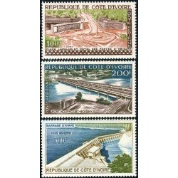 VAR3 Costa de Marfil  Ivory Coast  Nº A 18/20  1961   MNH