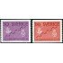 VAR3 Suecia Sweden 491/92 1962 Centenario Distribución postal urbana MNH