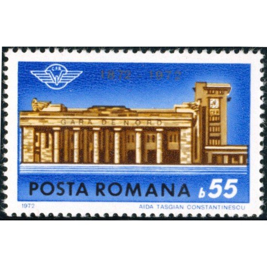 VAR3 Rumanía Romania Nº 2697 1972 MNH VAR3 Rumanía Romania Nº 2697 1972 MNH