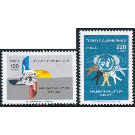 VAR3 Turquía Turkey Nº 1968/69 1970 MNH VAR3 Turquía Turkey Nº 1968/69 1970 MNH