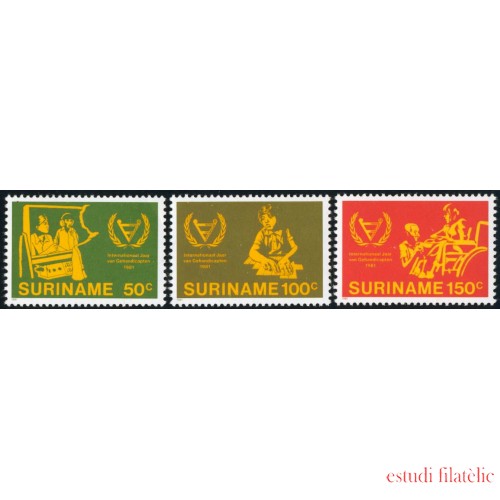 VAR3  Surinam Suriname Nº 826/27  1981   MNH