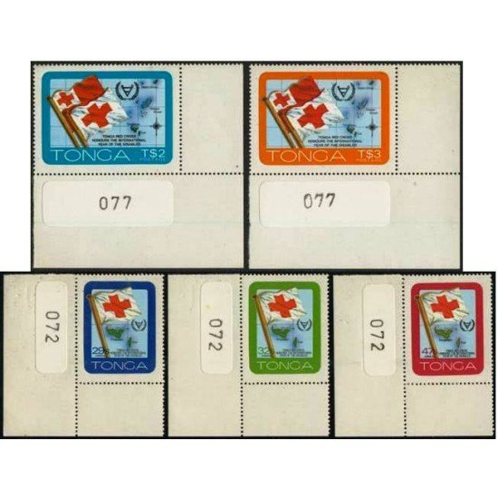 VAR3 Tonga 478/79 + A295/97 MNH VAR3 Tonga 478/79 + A295/97 MNH