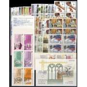 España Spain Año Completo Year Complete 1986 BL. 4 MNH