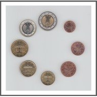 Alemania  2002 Emisión monedas Sistema monetario euro € Tira